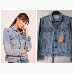 Reformation Jean Jacket in denali